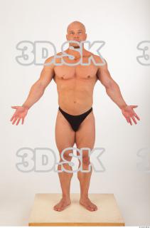 Whole body modeling swim suit photo reference of Sebastian 0002